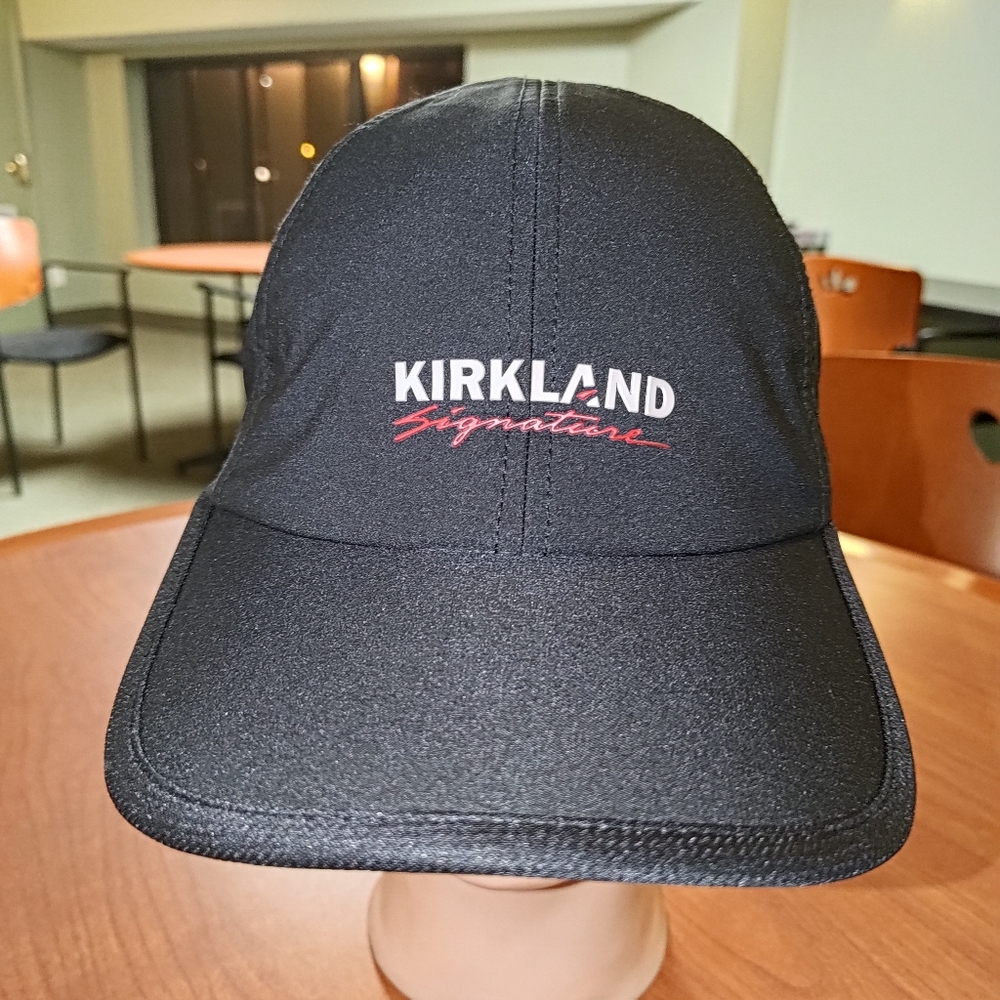 Kirkland Signature 3D Logo Vented Running Strap-on Hat Cap